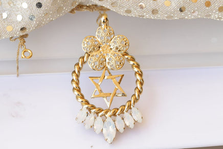 Star Of David Pendant Necklace