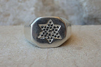 Star Of David Signet Ring