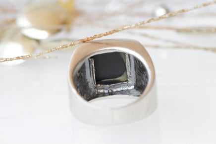 Statement Onyx Ring