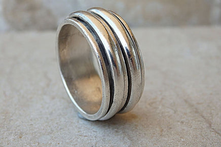 Sterling Silver Spinner Ring