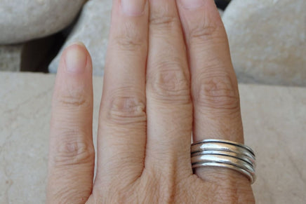 Sterling Silver Spinner Ring