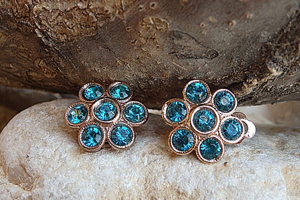 Dainty 5mm Tiny Turquoise Post Earrings | Super Small Sterling Silver –  Silverhub Jewelry India