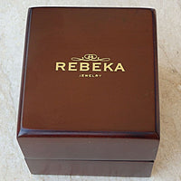 Rebeka Stud Earrings. Black Rebeka & Gold Earrings. Drop Shape Stud Earrings. Gift For Women Rebeka Jewelry. Black Stone Earrings
