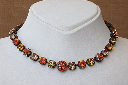 Tangerine Rebeka Necklace