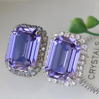 Tanzanite Purple Earrings