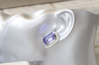 Tanzanite Purple Earrings