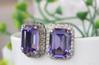 Tanzanite Purple Earrings