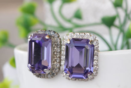 Tanzanite Purple Earrings