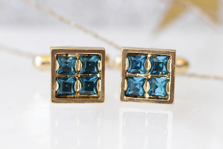 Teal Cufflinks