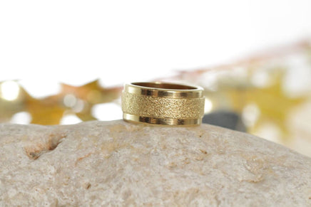 Textured Gold Ring