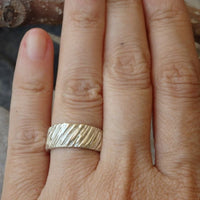 Textured Wedding Ring