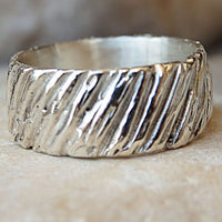 Textured Wedding Ring