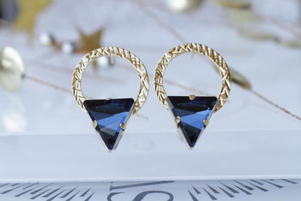 Triangle Hoop Earrings