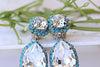 Turquoise And Silver Earrings