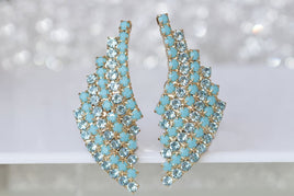 Turquoise Aquamarine Earrings