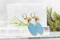 Turquoise Cluster Earrings