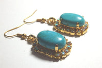 Turquoise Earrings. Rebeka Earring. Turquoise Earrings