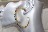 Turquoise Hoop Earrings