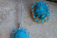 Turquoise Stone Necklace