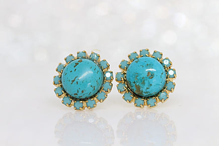 Turquoise Stud Earrings