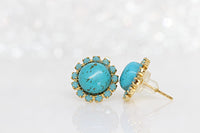 Turquoise Stud Earrings