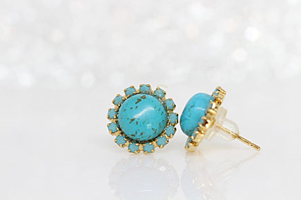 Turquoise Stud Earrings