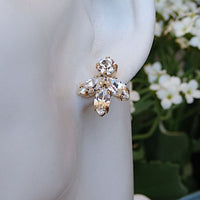 Wedding Crystal Clear Earrings