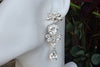 Wedding Jewelry For Brides. Rebeka Bracelet. Bracelet Earring Set. Crystal Bracelet. Bridal Bracelet. Gift For Mom. Heart Bracelet.