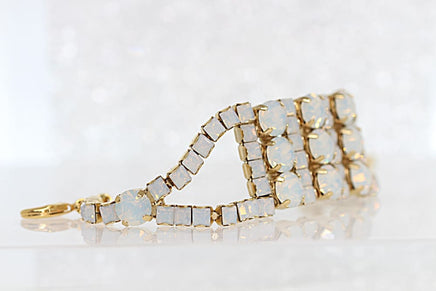 White Bangle Bracelet