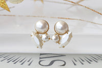 White Pearl Studs