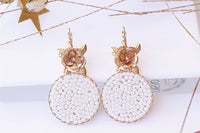 White Rebeka Earrings