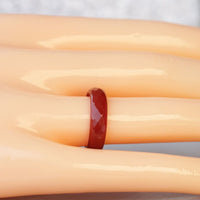 Womens Orange Band Ring