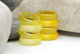 Yellow Agate Ring